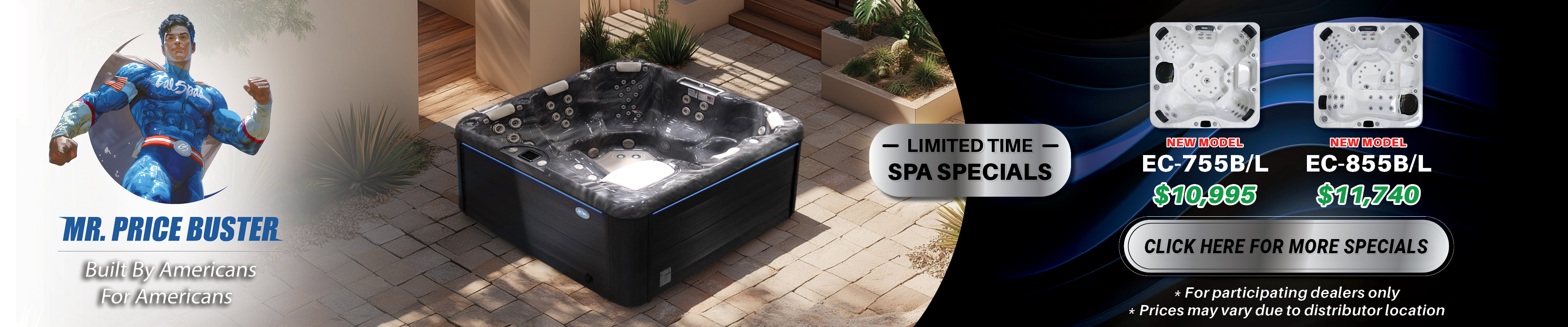 Calspas hot tub being used in a family setting - Nampa